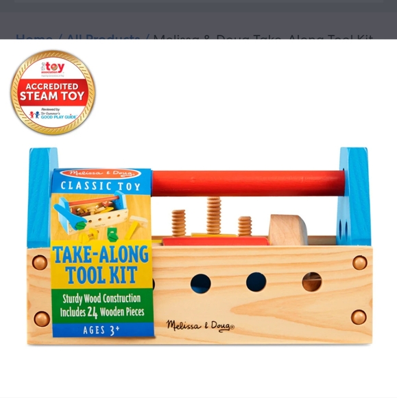 Melissa & Doug Take-Along Tool Kit - Picture 3 of 7